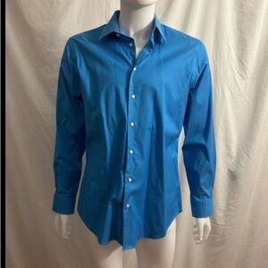 C2 by Calibrate Bright Blue Dress Shirt